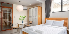 Nhà hàng - Khách sạn: Căn hộ 1pn nhà mới full nt Võ Thị Sáu Q3