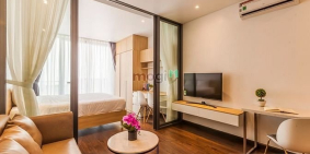 Nhà hàng - Khách sạn: Căn hộ 50m2 1pn full nt CMT8 - Q10