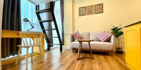 Nhà hàng - Khách sạn: Duplex bacon cửa sổ thoáng full nội thất Đoàn Như Hài Quận