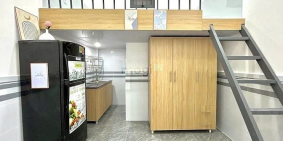 Nhà hàng - Khách sạn: " Siêu Căn Hộ Có Gác Ngay Làng Đại Học. Full Nội Thất Mới