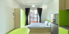 Nhà hàng - Khách sạn: Cho Thuê Căn Hộ Ban Công 35m2, Thang Máy, Máy Giặt Riêng, 