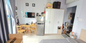 Nhà hàng - Khách sạn: Cho thuê căn hộ ban công thoáng 35m2 mặt tiền Nguyễn Xí Bì