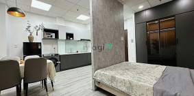 Nhà hàng - Khách sạn:  Căn hộ 1PN tách bếp full nội thất đường Bạch Đằng - Bình