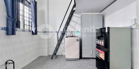 Nhà hàng - Khách sạn: Duplex gác cao giá rẻ nhà mới gần KCX Tân Thuận cho nhóm 4