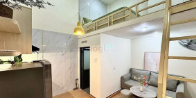 Nhà hàng - Khách sạn: Căn Hộ Duplex Gác Cao 2m, đầy đủ nội thất, gần cầu Sài Gòn