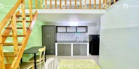 Nhà hàng - Khách sạn: Duplex gác cao phòng rộng đầy đủ nội thất giá rẻ gần KCX T