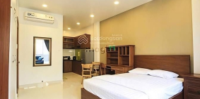 Nhà hàng - Khách sạn: Cho thuê căn hộ/ phòng đầy đủ nội thất, nguyễn cửu vân, P1