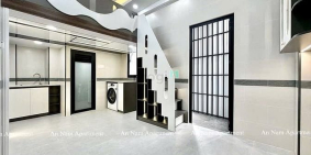 Nhà hàng - Khách sạn: CĂN HỘ MỚI TOANH, thang máy, full nội thất cạnh cạnh bờ kè