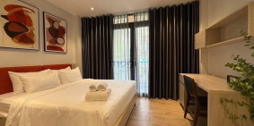 Nhà hàng - Khách sạn:  Căn hộ 1PN luxury nội thất cao cấp, an ninh ngay ĐH Bách