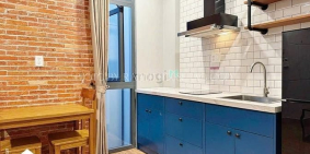 Nhà hàng - Khách sạn: Căn hộ 1PN full nội thất gỗ đẹp được nuôi mèo gần ngã tư H