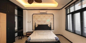 Nhà hàng - Khách sạn: Căn hộ 1PN thiết kế Indochine máy giặt riêng ban công gần 