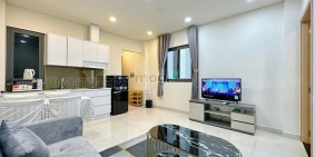 Nhà hàng - Khách sạn: Căn hộ 1PN full nội thất ban công máy giặt riêng gần cầu T