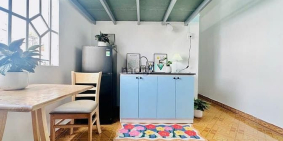 Nhà hàng - Khách sạn:  GIẢM SỐC!! Duplex cửa sổ to, gác cao 2M gần sát Chợ Bà C