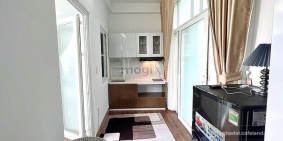 Nhà hàng - Khách sạn: Căn hộ cho thuê thang máy máy giặt riêng ở Định Công Tráng