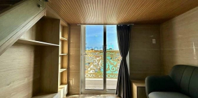 Nhà hàng - Khách sạn: Căn Hộ giá rẻ có gác - Full nội thất bancol ngay cầu thủ t