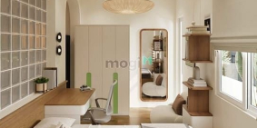 Nhà hàng - Khách sạn: Căn hộ 1PN mới 100% ban công full nội thất gần công viên L