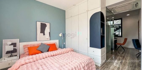 Nhà hàng - Khách sạn: Căn Hộ 1PN Full Nội Thất 40m2  - Tách Bếp Tại Hoàng Việt  