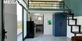 Căn hộ chung cư: Căn Hộ Gác Cao - Bancol Riêng - Full Nội Thất - Ngay Cầu Sắt -V