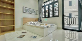 Nhà hàng - Khách sạn: Cho thuê Căn Studio/ ban công/máy giặt riêng ngay Sân Bay 