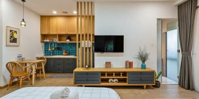 Nhà hàng - Khách sạn: Căn hộ cao cấp 1PN Full nội thất phòng đẹp gần Landmark 81