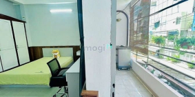 Nhà hàng - Khách sạn: Căn hộ cao cấp 1PN Ban công Full nội thất Máy giặt riêng