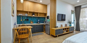 Nhà hàng - Khách sạn: Căn hộ cao cấp 1PN gần Landmark 81 Đại học Hutech