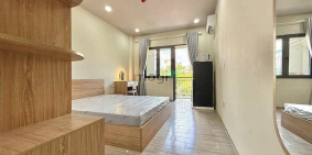 Nhà hàng - Khách sạn: Cho thuê căn hộ 1PN đầy đủ nội thất ban công thoáng quận B