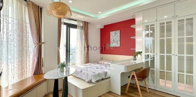 Nhà hàng - Khách sạn: Cho thuê CHDV ban công, giặt riêng ngay công viên Hoàng Vă