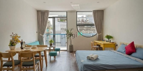 Nhà hàng - Khách sạn:  căn hộ CHUNG CƯ FULL NT - BAN CÔNG - CỬA SỔ Siêu Thoáng 