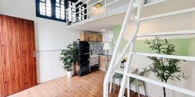 Phòng trọ: DUPLEX mới xây siêu đẹp sẵn nội thất ở Bình Thành gần ngã 4 Gò Mây