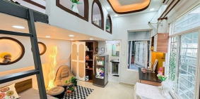 Phòng trọ: Phòng trọ có gác siêu đẹp ở Ni Si Huỳnh Liên phía sau ĐH Văn Hiến