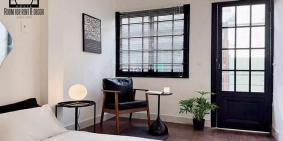 Phòng trọ: Phòng trọ quận 1_Studio Ban Công 35m2_Full Nội Thất_Gần Thảo Cầm Viên