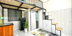 Phòng trọ: Gác lửng tiện lợi, nội thất đầy đủ Khuông Việt giao Trịnh Đình Trọng