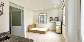 Phòng trọ: Cho thuê phòng studio cửa sổ siêu thoáng gần chợ Hoàng Hoa Thám TB