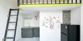 Phòng trọ: Cho thuê phòng mới xây,đầy đủ nội thất,thoáng mát ngay HOÀNG DIỆU 2