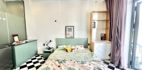 Phòng trọ: Phòng Ban Công Full Nội Thất ở Nguyễn Gia Trí gần ĐH Hutech Bình Thạn