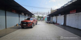 Nhà Kho - Xưởng: Cho thuê kho mặt tiền QL1A, 40 triệu