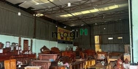 Nhà Kho - Xưởng: Cho thuê xưởng Quốc Lộ 1A , P thới an ,ngang 15x35m ( 525m ) Gi