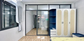 Phòng trọ: STUDIO Ban Công Full NT - Siêu Thoáng- Trường Chinh - Phan Văn Hớn