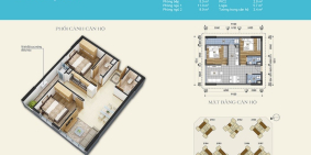 GreenStar bán căn hộ 2PN, đầy đủ nội thất chủ nhà đang ở