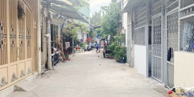 Bán dãy nhà 1 lầu hẻm xe hơi Đường số 25A P. Tân Quy Quận 7