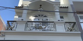 bán nhà mới xây 1 triệt 2 lầu 55m2 4ty650 sân thượng đường 22 linh đông thủ đức