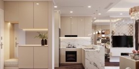 Cho thuê căn hộ 2PN, full đồ cao cấp tòa tầng 30 S1 Vinhomes Sky Lake Phạm Hùng