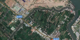 Bán 4 nền liền kề trung tâm thương mại Mái Dầm, Châu Thành,Hậu Giang - 800triệu