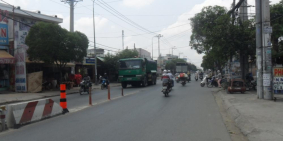 Cần bán gấp lô đất thổ cư 85m2  mặt tiền đường Tân Chánh Hiệp 10, Q12, 850tr