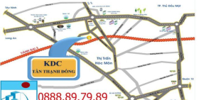 MỞ BÁN DỰ ÁN KHU DÂN CƯ TÂN THẠNH ĐÔNG CỦ CHI, 1.3 TỶ/NỀN, 80M2