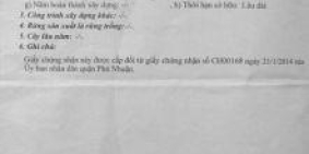 Bán hoặc cho thuê nhà ở địa chỉ 10/31 Đặng Văn Ngữ- Phú Nhuận