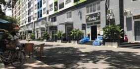 Bán căn hộ thương mại dịch vụ trệt + lửng tại chung cư 8X Plus