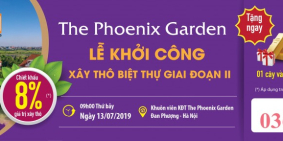 Mở bán biệt thự - khởi công xây dựng BT The Phoenix  giai đoạn 2