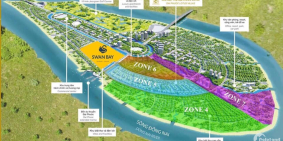 Swan bay Shophouse nằm ngay trung tâm vị trí đắt địa dự án mở bán ngày 20/07